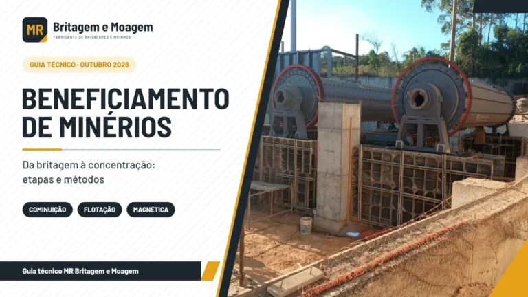 Capa do guia sobre beneficiamento de minérios