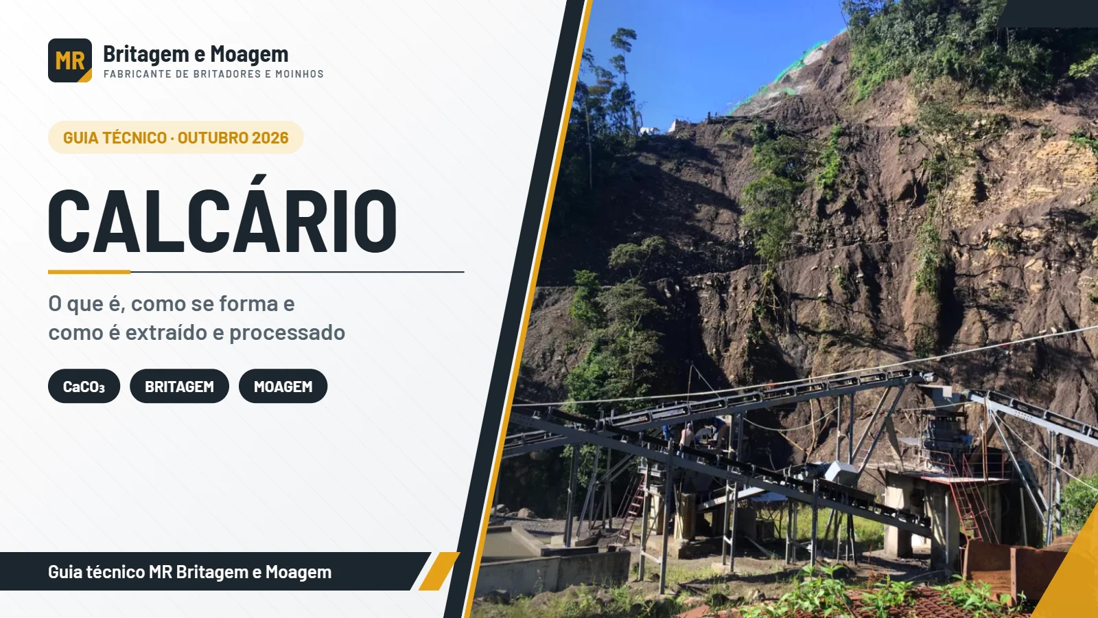 Capa do guia sobre calcário