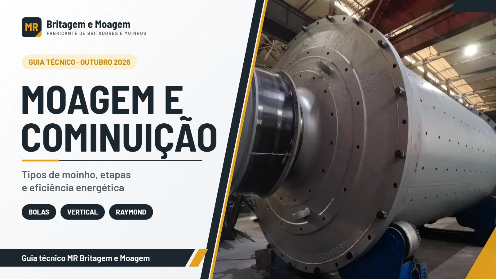 Capa do guia sobre moagem e cominuição