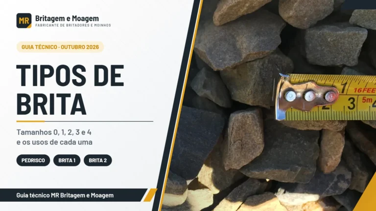 Capa do guia sobre tipos de brita